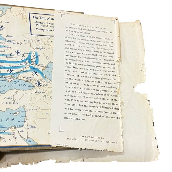 The Rise And Fall Of The Third Reich By William L. Shirer Hardcover 1960 - Picture 14 of 15